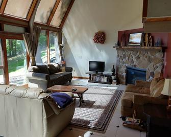 Lakefront spacious contemporary. Large families welcome. Ski GORE nearby! - Chestertown - Вітальня