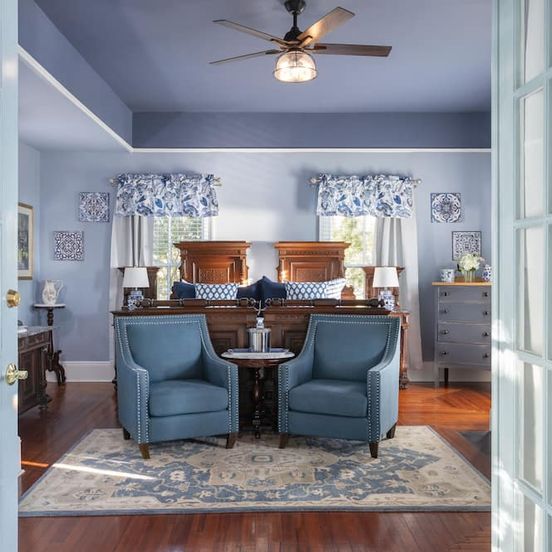 Living room view of Bayfront Westcott House Bed & Breakfast