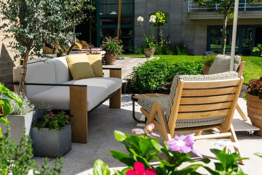 Hotel Iris - De Panne - Patio