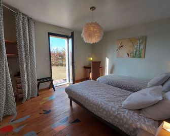 Luxury cottage with spa and private fishing pond - Ménil - Chambre