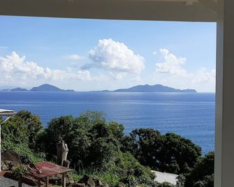 Lovely house and green setting, splendid view of the sea and islands of Les Saintes. - Trois-Rivières - Balcony