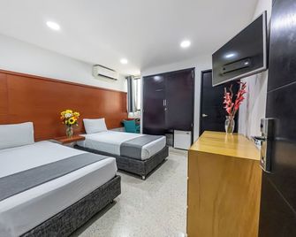 Hotel Caribe Plaza Barranquilla - ברנקילה - חדר שינה