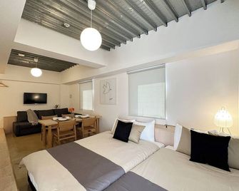 b hotel Arts Dobashi - Modern 1 BR apartment good for 6 people - Hiroshima - Schlafzimmer