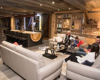 The Silver Rock - Prestige 5 chalet with Sauna - full center - 10 people - Huez - Salon