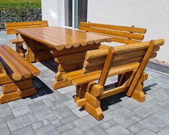 Vacation home Victoria - with fireplace in Frauenwald am Rennsteig - Ilmenau - Innenhof