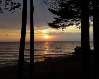 Spectacular view of Lake Michigan from inside and the deck - Silver Lake - Playa