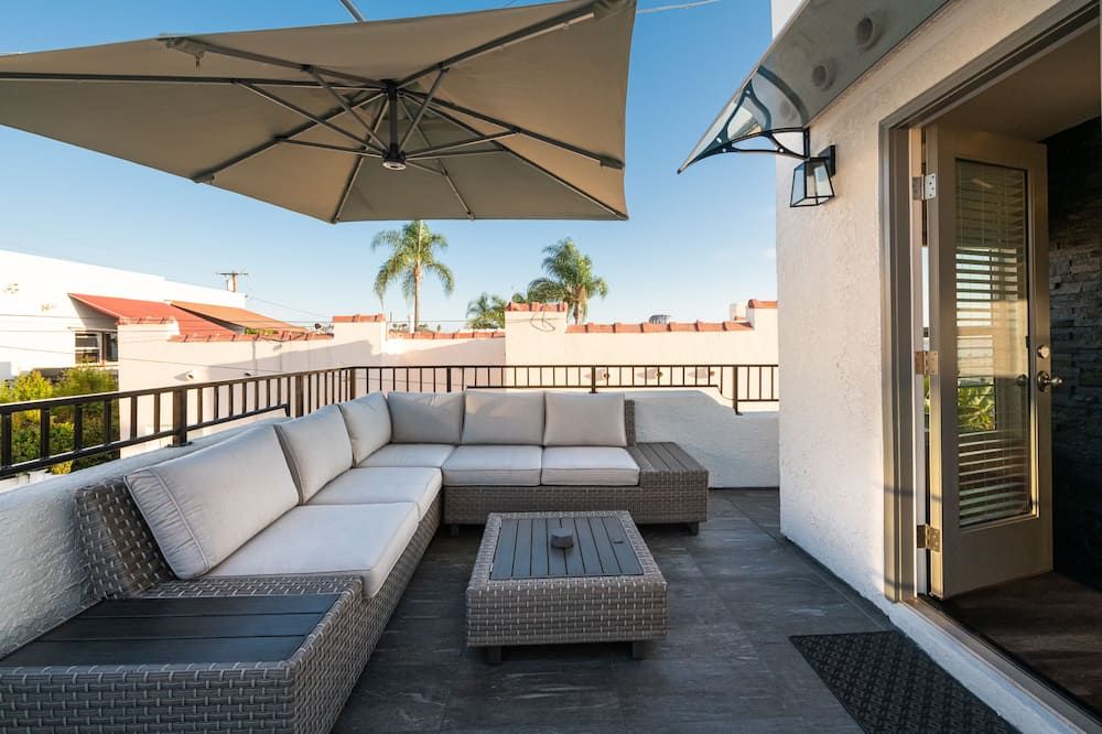 Spectacular WaterView-New Penthouse Villa private hottub deck fire pit table bbq - סן דייגו - מרפסת