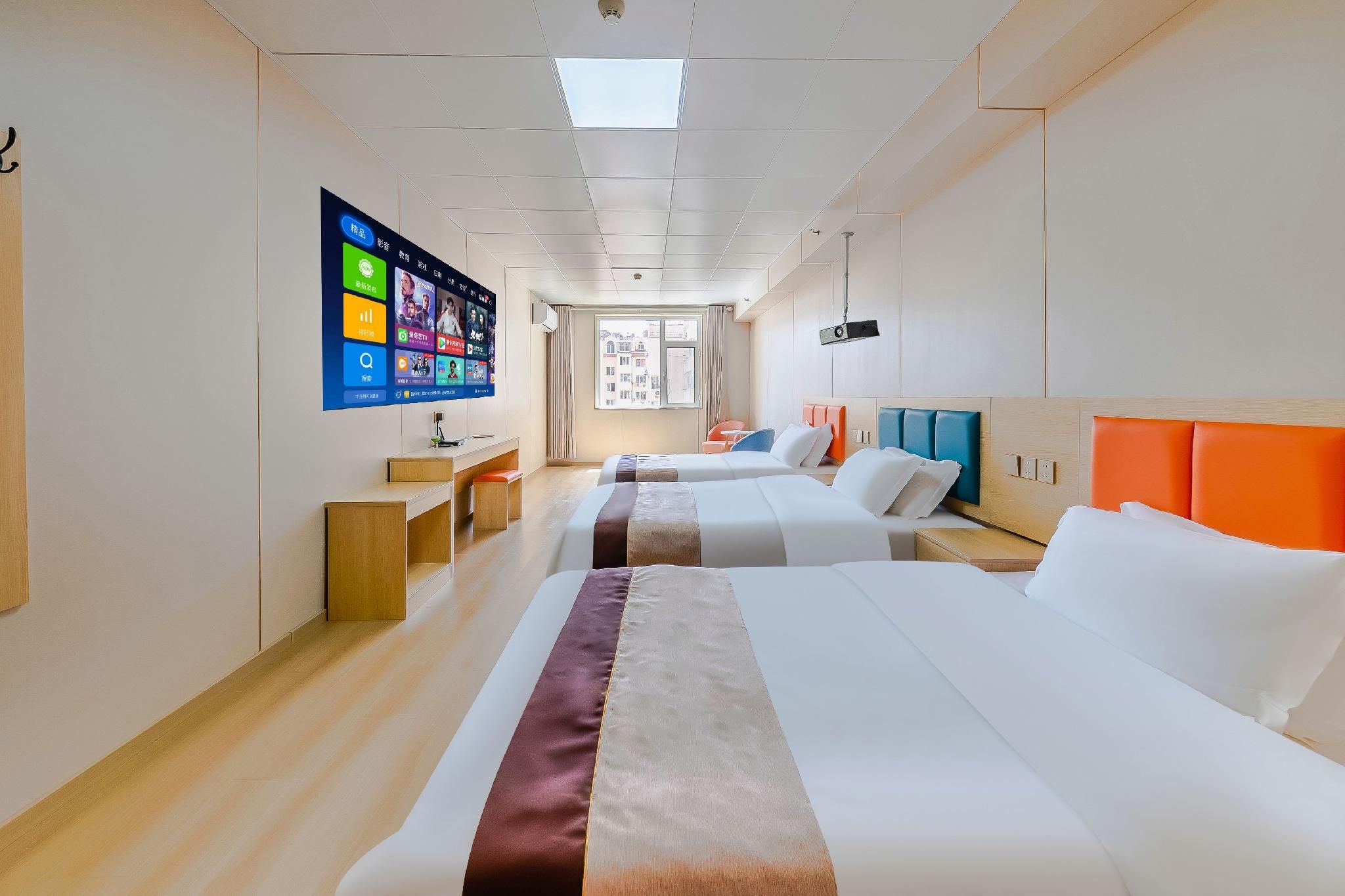 Zhubai No.1 Mansion Hotel (Qingdao May Fourth Square Hisense Bridge Subway Station) - تشينغداو - غرفة نوم