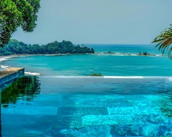 Sweeping ocean views, private infinity edge pool, & short walk to beach - Dominical - Pool