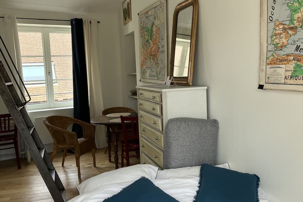 Charming mezzanine studio - La Chapelle-Saint-Mesmin - Bedroom