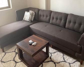 Cosy 1 Bedroom In A 3 Bhk Apartment In The Heart Of Noida!!! - Noida - Living room