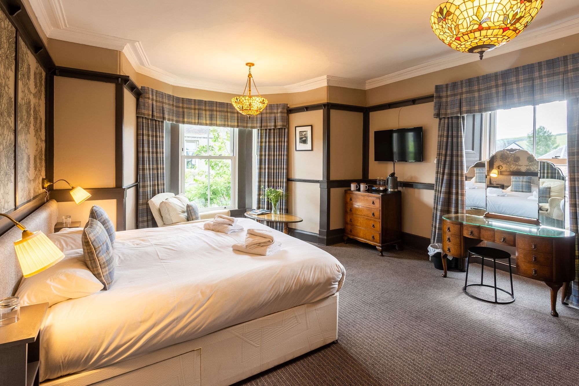 Traquair Arms Hotel - Innerleithen - Yatak Odası