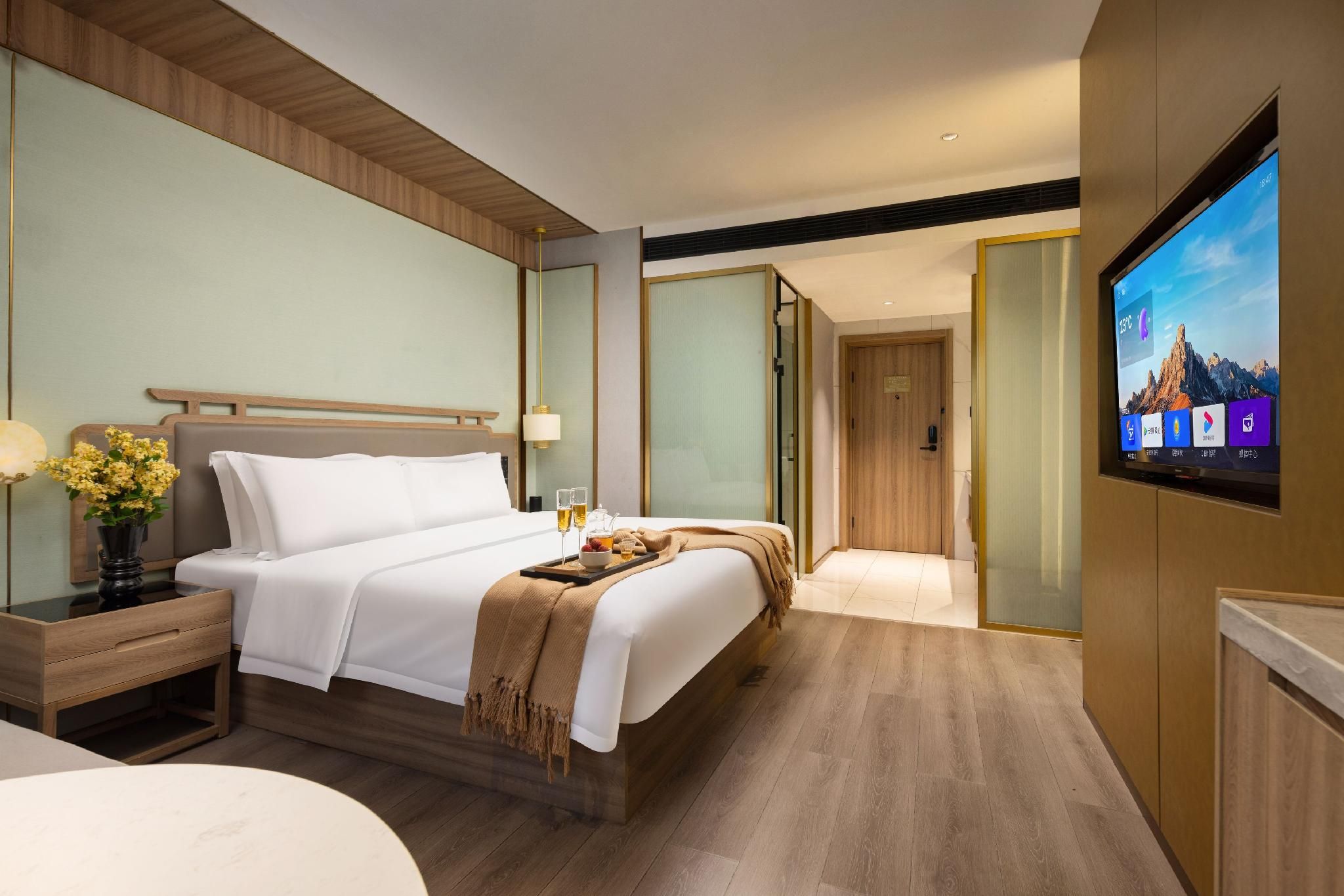 Jinhai International Hotel (Yueyang Tower Pedestrian Street) - Yueyang - Bedroom