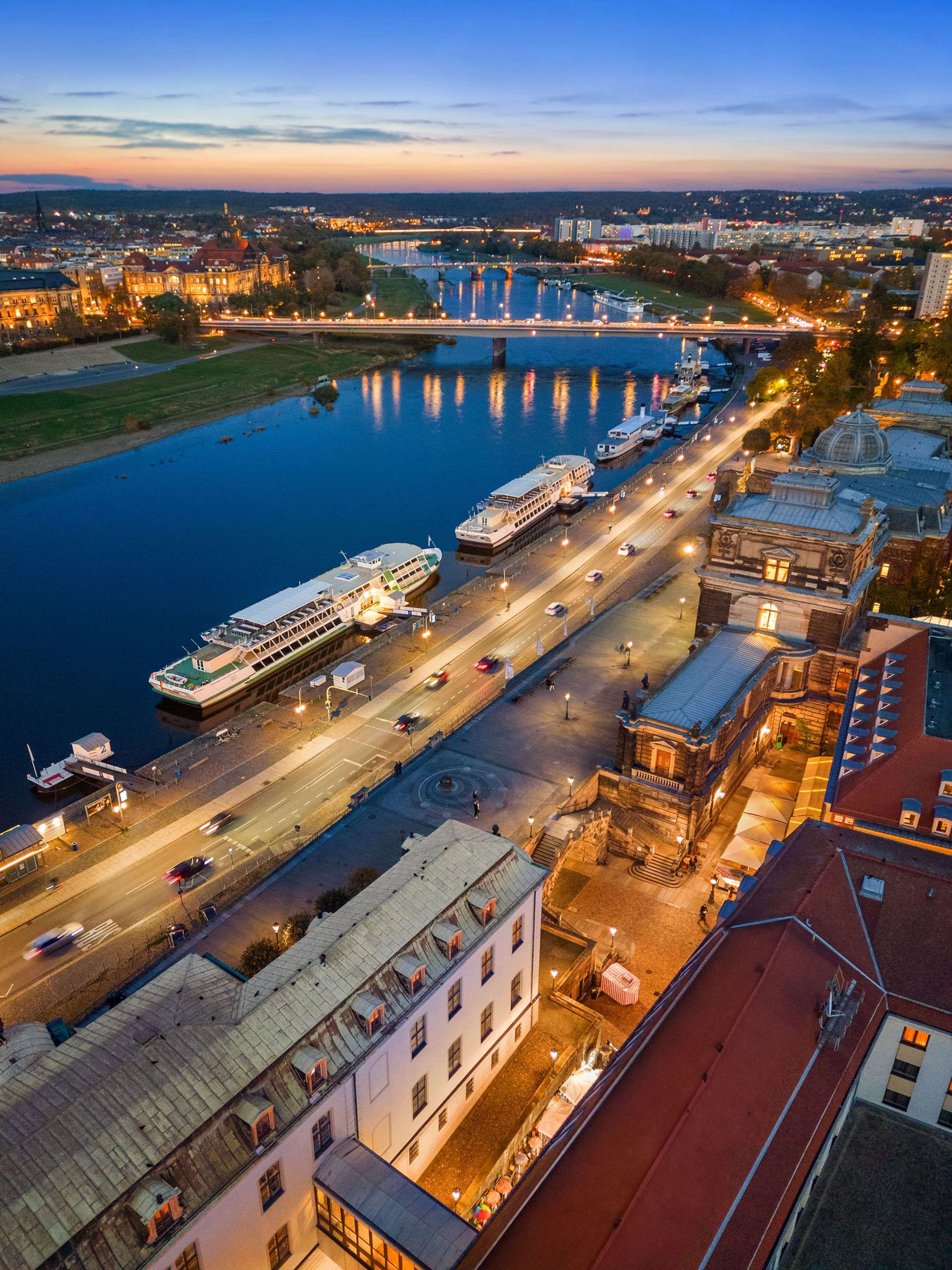 Outdoors view view of Hilton Dresden