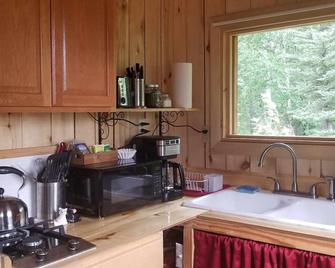 Sweet Seclusion Cabin with Shower - Healy - Kitchen