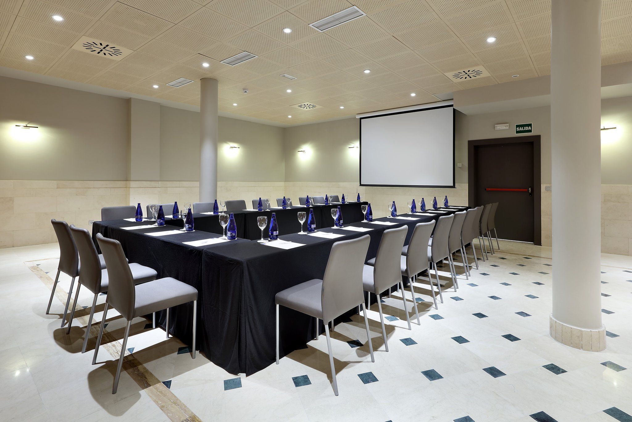 Conference room view of Eurostars Casa de la Lírica