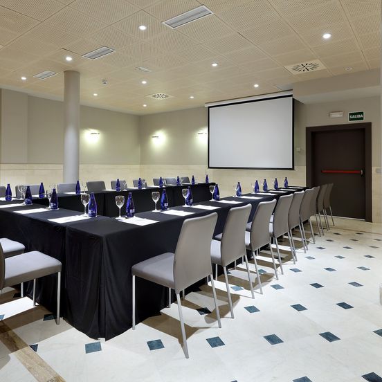 Conference room view of Eurostars Casa de la Lírica