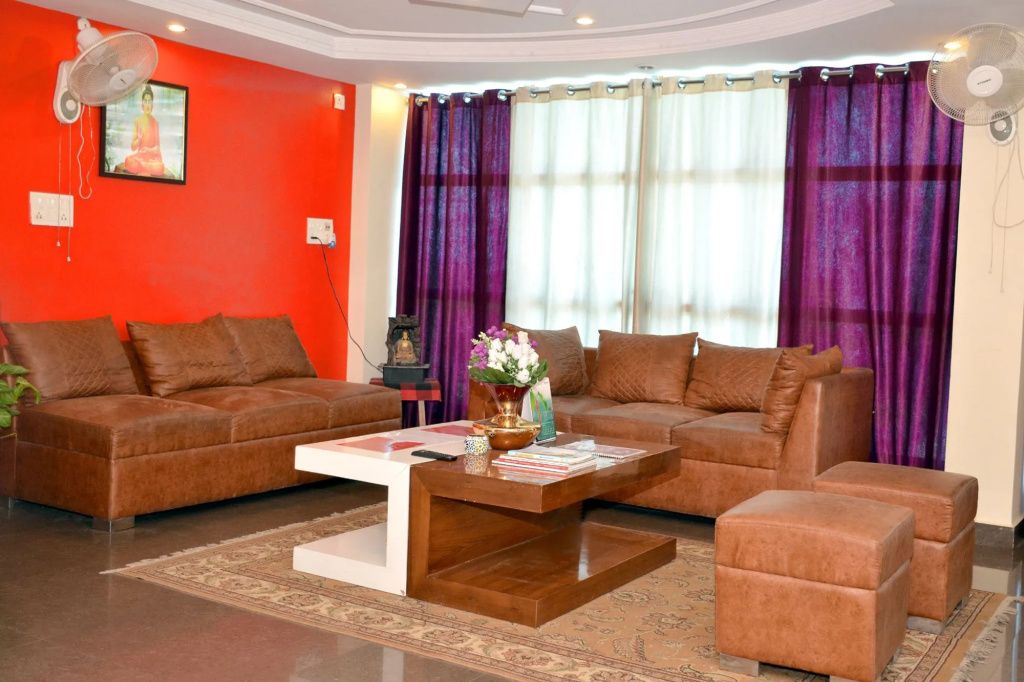 Hotel Bodh Vilas - Bodh Gaya - Sala de estar