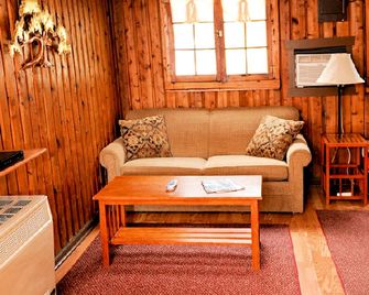 Lovely Lakefront Cabin Rental for Five Guests in West Branch, Michigan - West Branch - Living room