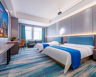 Meideheng Hotel (Yinchuan Xingqing Wanda Branch) - Yinchuan - Bedroom