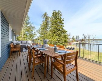 Lake|King|Kayaks|Game room|Firepit|AC|Dock - Alpena - Balcone