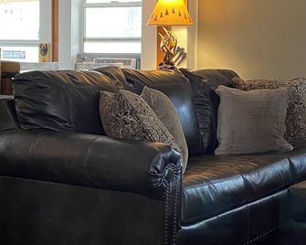 Rustic cabin on 80 acres with access to hiking and ATV trails. - Potosi - Sala de estar