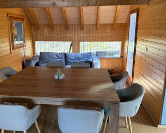 Architect-designed chalet with spa and panoramic views 3 bedrooms, children's area - Kruth - Salle à manger