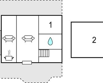 Nice Home In Yngsjö With Wifi - Yngsjö - Floorplan