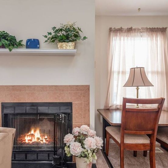 Living room view of Condo 2 bedroom downtown -in the Heart of Old Town Fredericksburg. sleeps 6