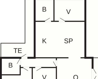 4 star holiday home in Frederiksværk - Frederiksværk - Floorplan