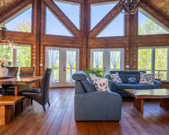 Spa - Absolute comfort - Chalet l'escapade Cordelia - Nominingue - Вітальня