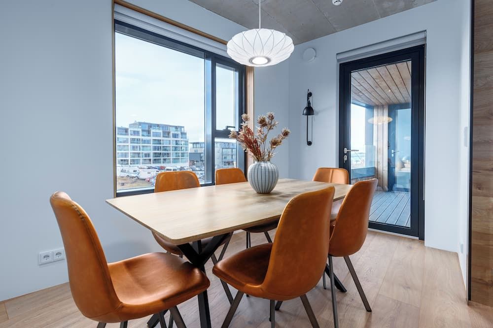 Blue Viking Apartments Reykjavik - ريكيافيك - غرفة طعام