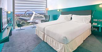 Hotel Hiberus - Saragossa - Schlafzimmer