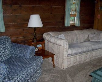 Couples Only Cabin at the Green Cocoon on Table Rock Lake - Shell Knob - Living room