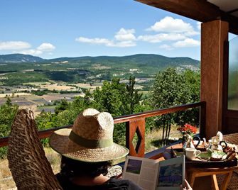 Hostellerie du Val de Sault - Sault - Balcon