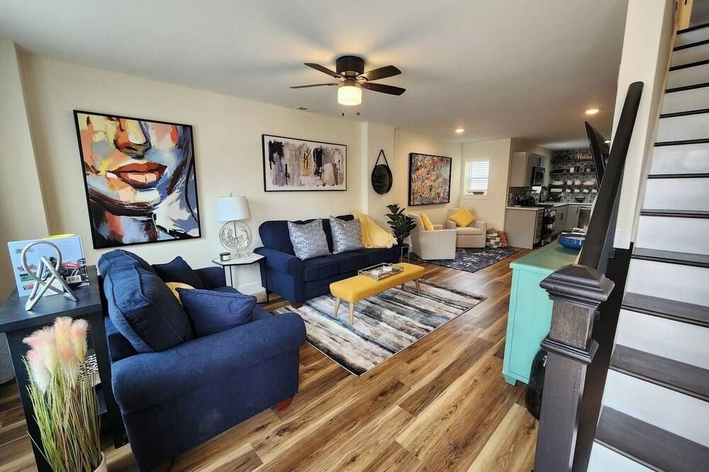 Fairview Terrace-Brand New 3bdrm, Central Location - اتلانتيك سيتي - غرفة معيشة