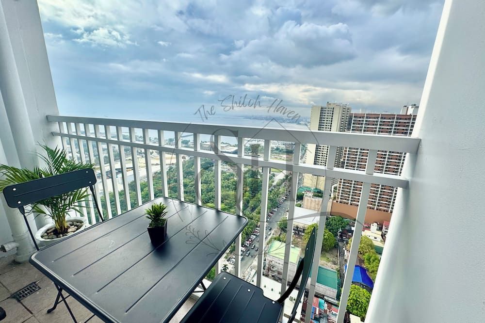 High Floor Manila Bay View, Near Moa & Airport - باساي ستي - شرفة