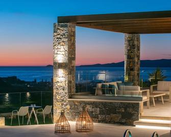 Kymo Instyle Villa - Sea view Private pool Jacuzzi - Kokkini Hani - Balcon