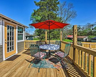 Renovated Carnegie Cottage - Walk to Dtwn! - Winnsboro - Balcony