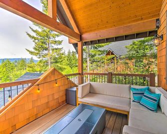 Pool Access Cle Elum Mtn-View Cabin With - Cle Elum - Balkon
