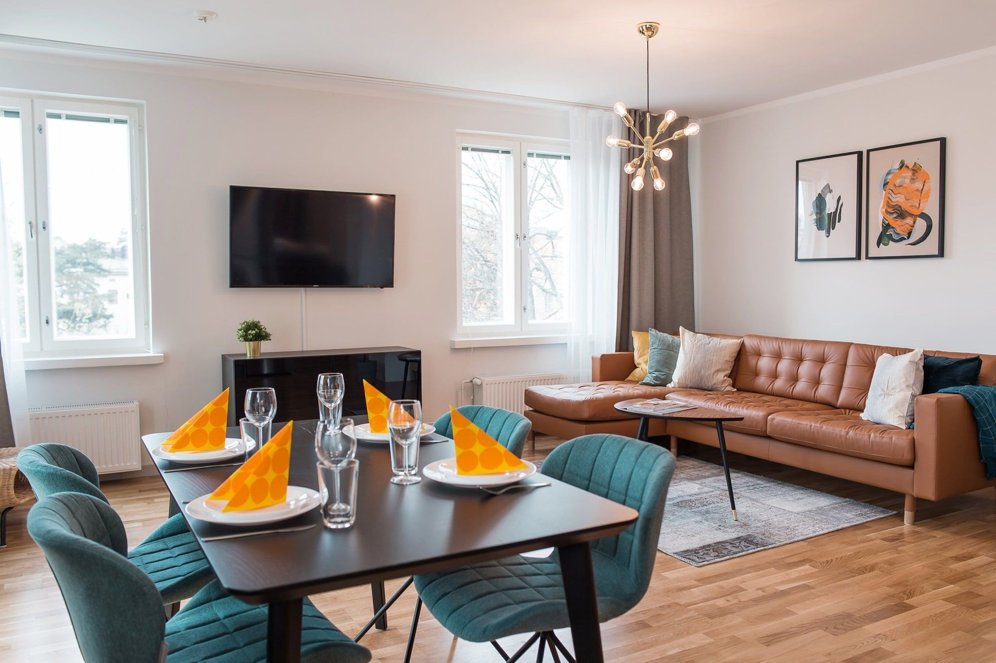 Forenom Serviced Apartments Helsinki Töölö - Helsinki - Dining room