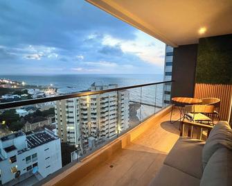 Oceanfront 1br With Amazing Views - Wifi, Ac, Gym - Cartagena