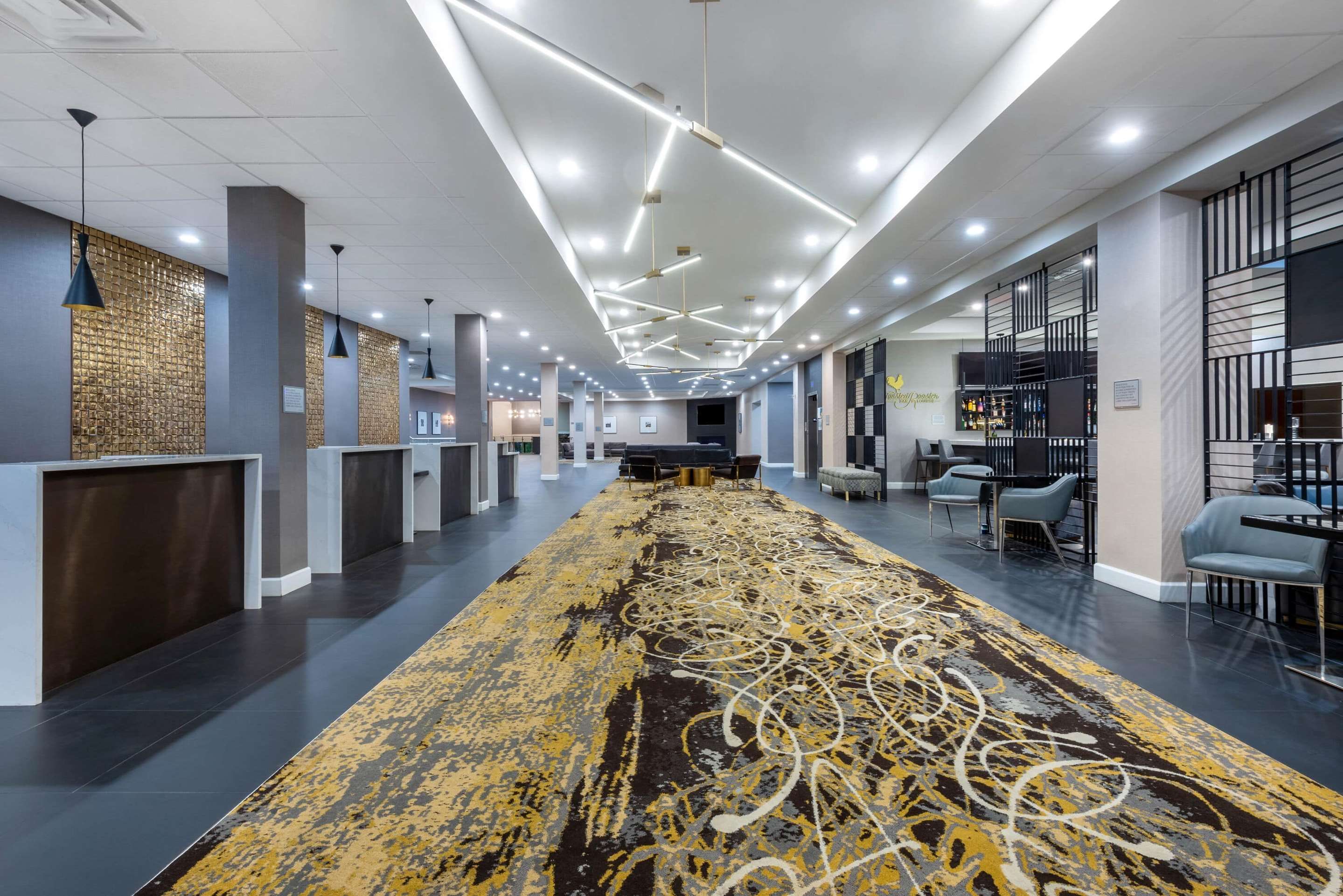 Lobby view of Wyndham Lancaster Resort & Convention Center