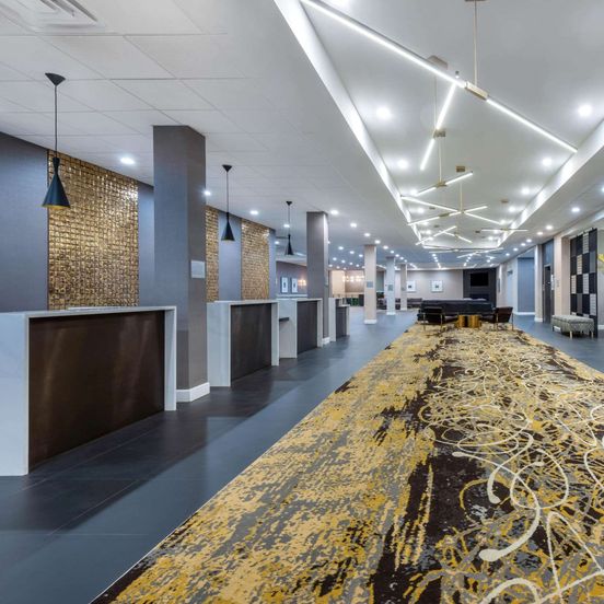 Lobby view of Wyndham Lancaster Resort & Convention Center