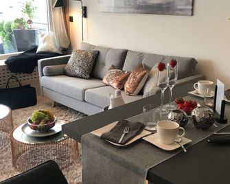 Moselapart 2 - exclusive penthouse with balcony and view of the Moselle - Cochem - Huiskamer