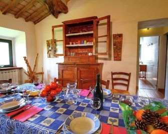 Farmhouse with pool, views - Castiglione d'Orcia - Sala pranzo