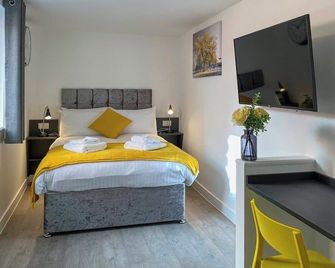 Luxury studio apartment by the station - Plymouth - Bedroom