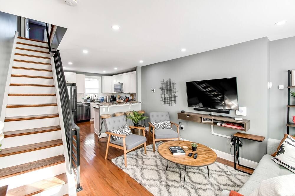 Stunning 3br Modern Charm In South Philly - Filadelfia - Sala de estar