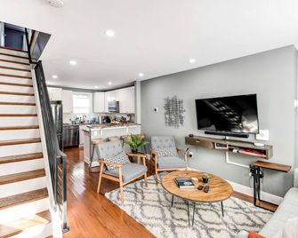 Stunning 3br Modern Charm In South Philly - Filadelfia - Sala de estar