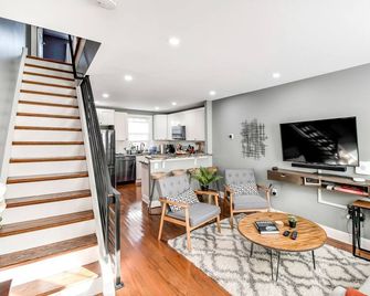 Stunning 3br Modern Charm In South Philly - Filadelfia - Sala de estar